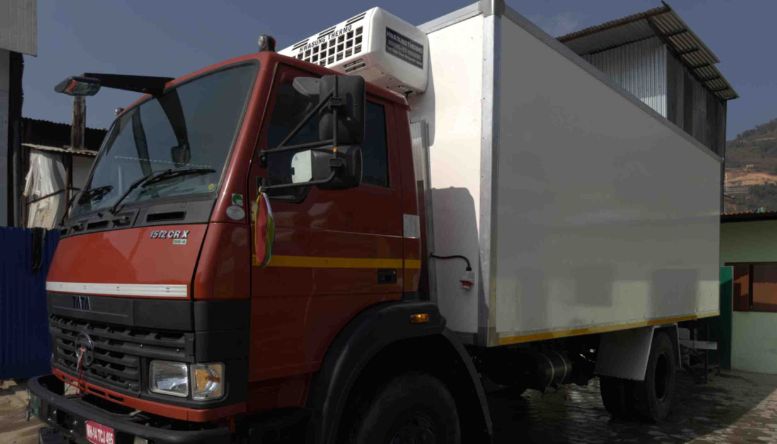 Refrigerated Transportation Concept.