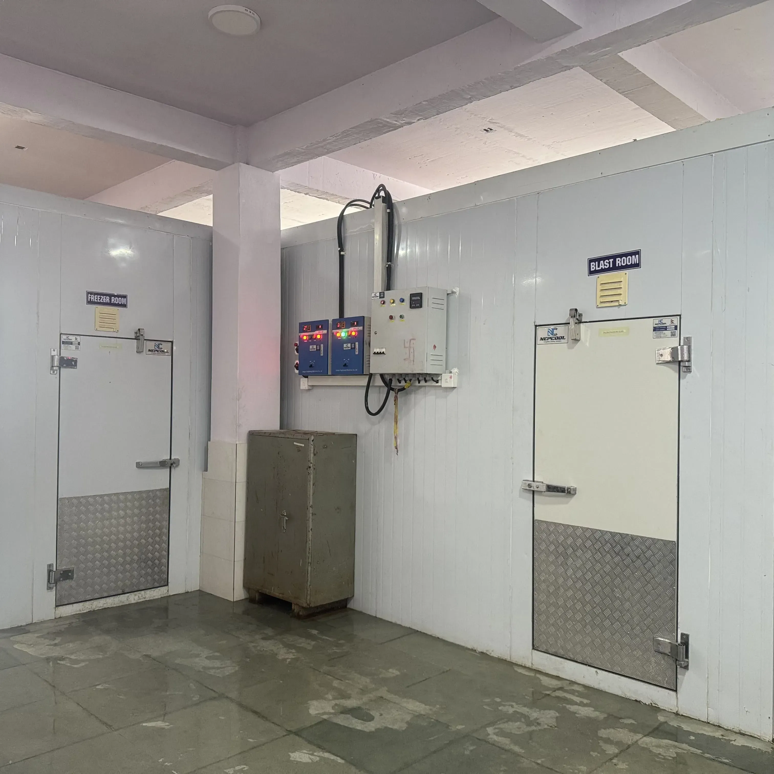 Blast Freezer Room Manufactured by Nepcool.